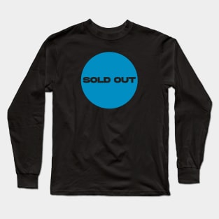 Sold Out Circle (Cyan) Long Sleeve T-Shirt